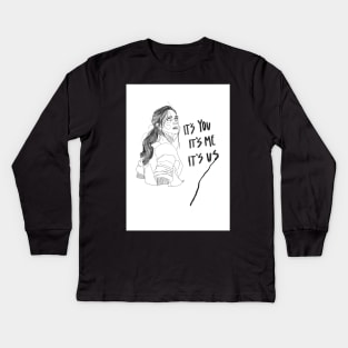 Lady Of The Lake - Dani Kids Long Sleeve T-Shirt